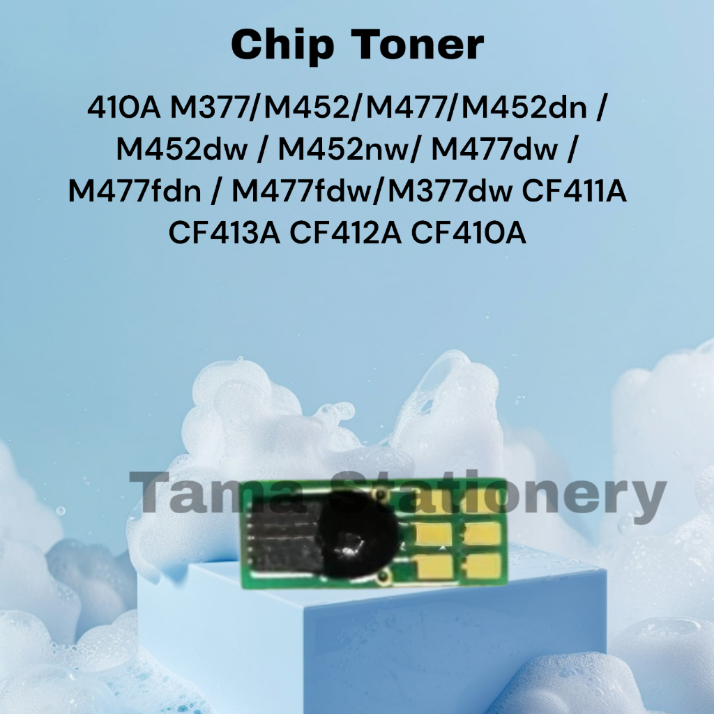 Chip Toner HP 410A 410 LaserJet Pro M377dw M452dn M452dw M452nw M477dw M477fdn M477fdw M477fnw M-377