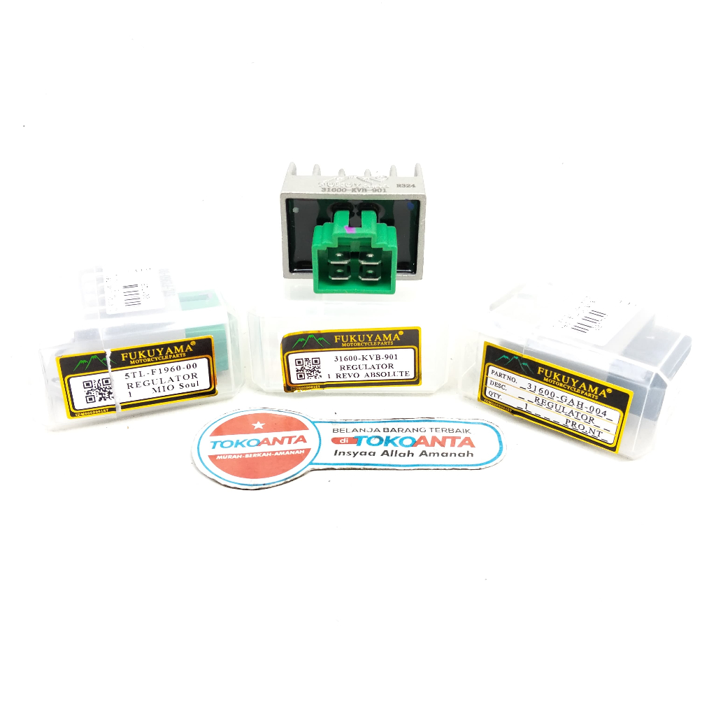 Kiprok Regulator Rectifier Merk Fukuyama Motor Force 1 Fiz R FizR GL Pro Max Neotech Grand Supra Jup