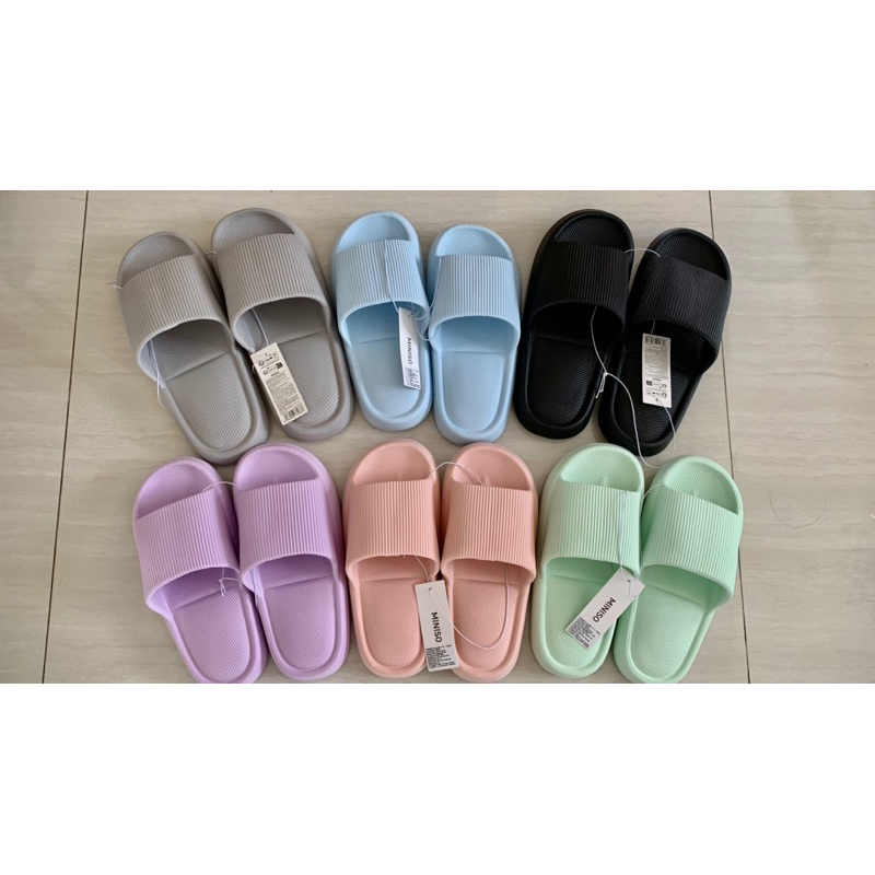 Sandal miniso classic bath Slippers series man women sendal selop harian gemoy anti licin