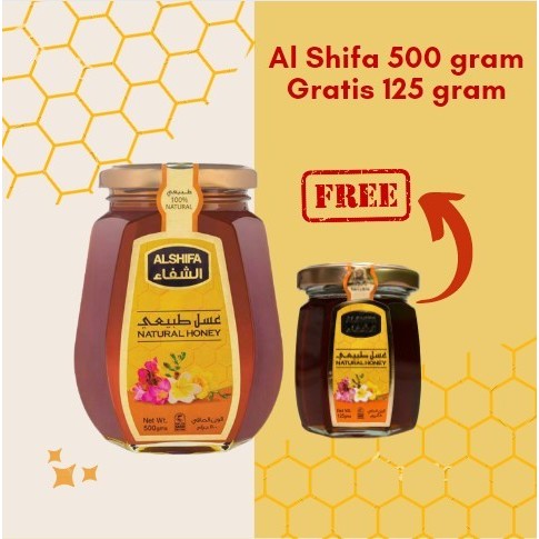 

PAKET PROMO MADU ARAB AL SHIFA ALSHIFA AL-SHIFA 500GR 500 GR FREE 125GRAM 125 GRAM