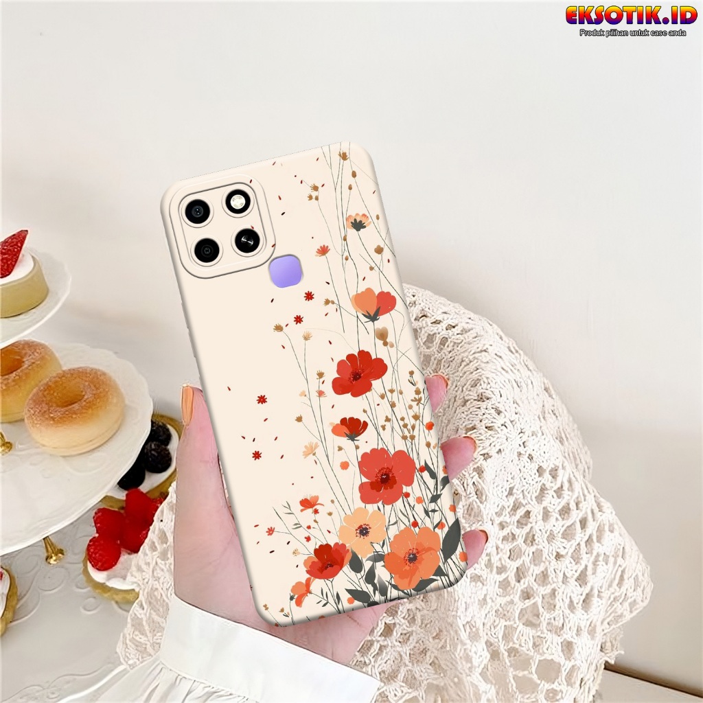 Case Infinix Smart 6 - Casing Infinix Smart 6 - Fashion Case - Silikon Infinix Smart 6  - Motif Kere