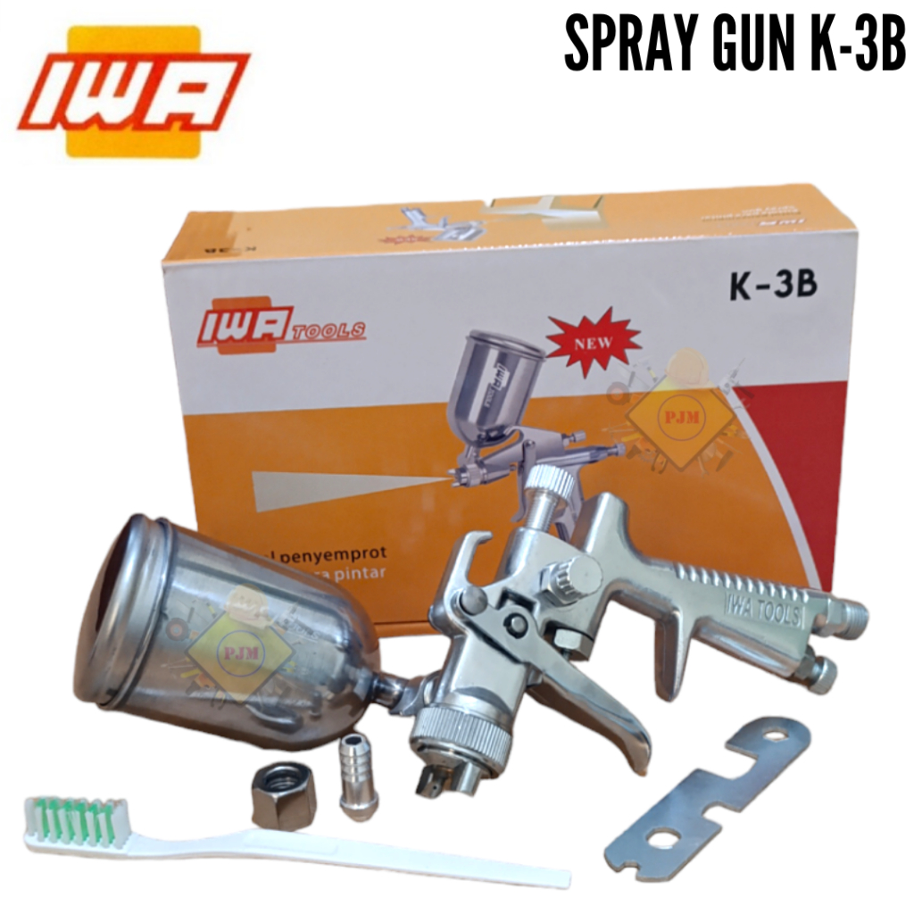 Iwa Spray Gun Tabung Atas K3B / Alat Semprot Cat Sagola K3B