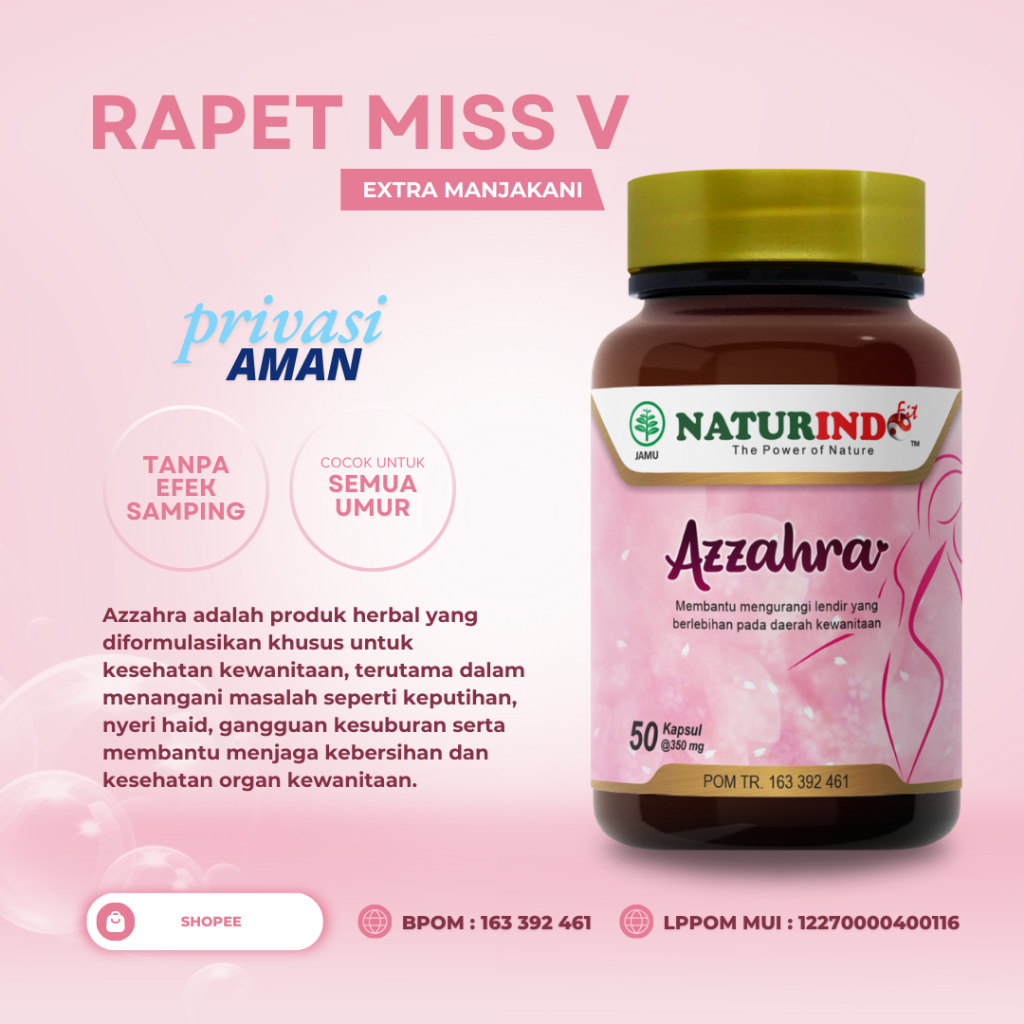 Manjakani Obat Herbal Rapet Miss V Keputihan Gatal Berbau Haid Tidak Lancar Azzahra Naturindo Fit