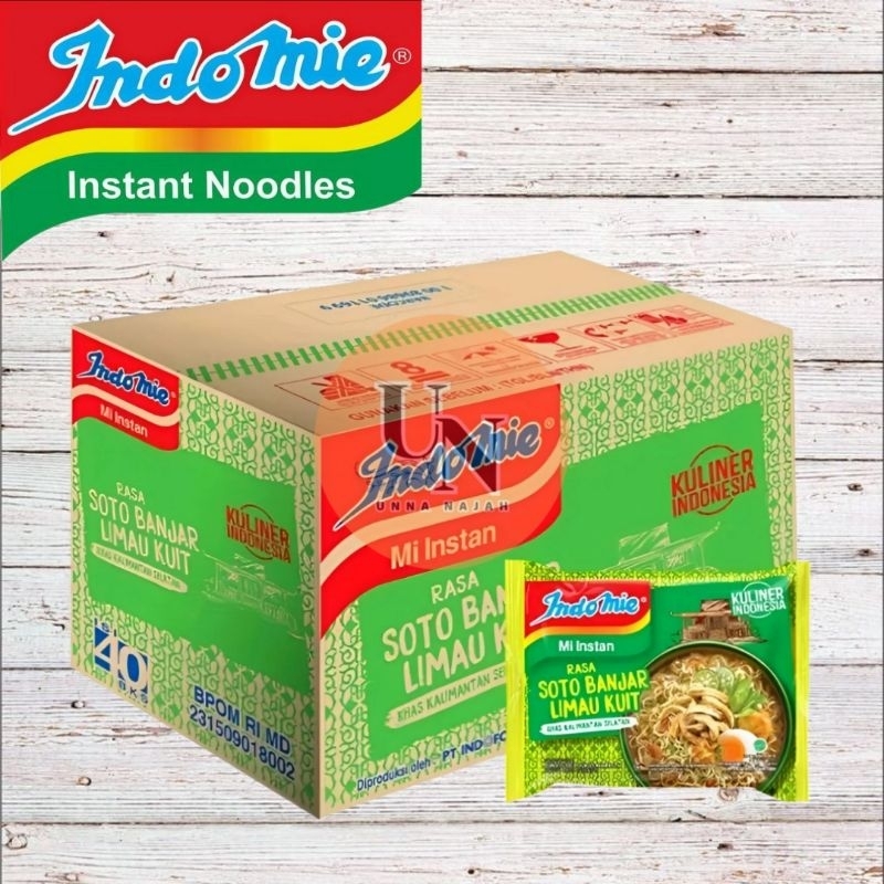 

Indomie soto banjar limau kuit 1 dus isi 40 pcs