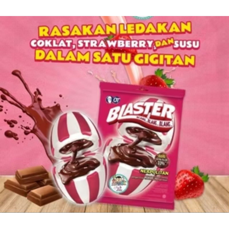 

Permen Blaster Blang Neapolitan 1 Bungkus