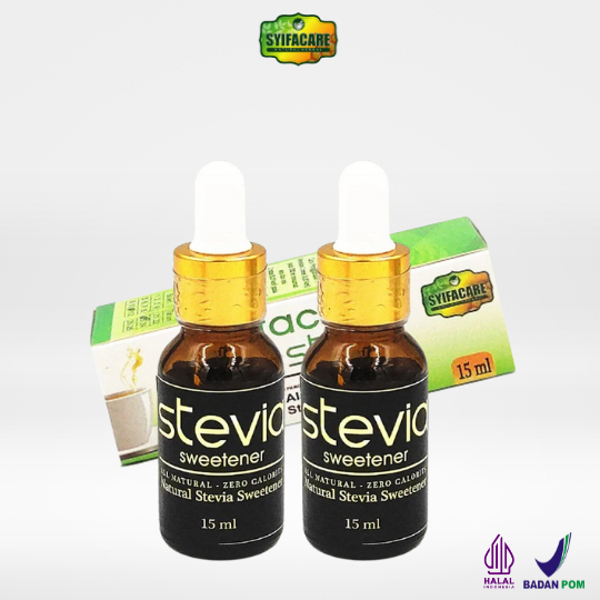 

Paket 2 Botol Gula Cair Stefia - Pemanis Herbal Nol Kalori 15ml untuk Gaya Hidup Sehat