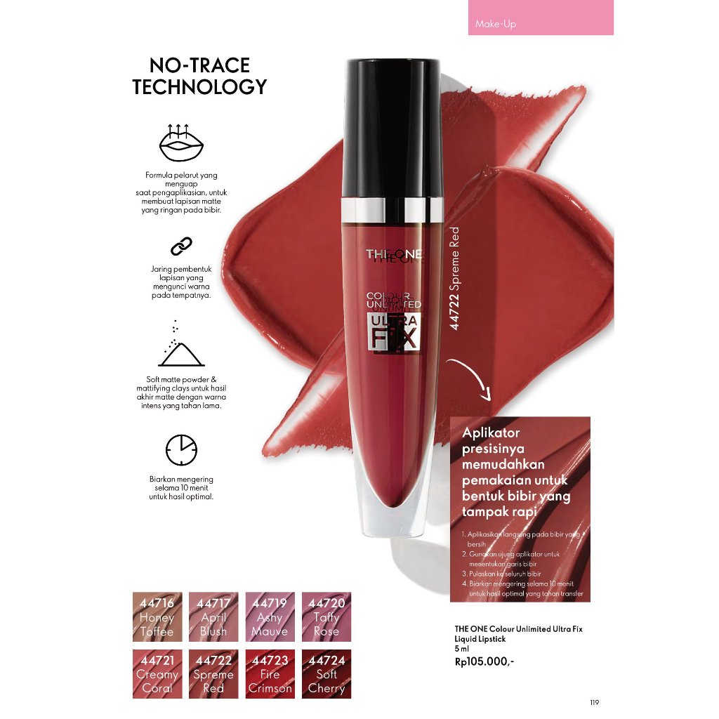 TO colour unlimited ultra fix liquid lipstik baru