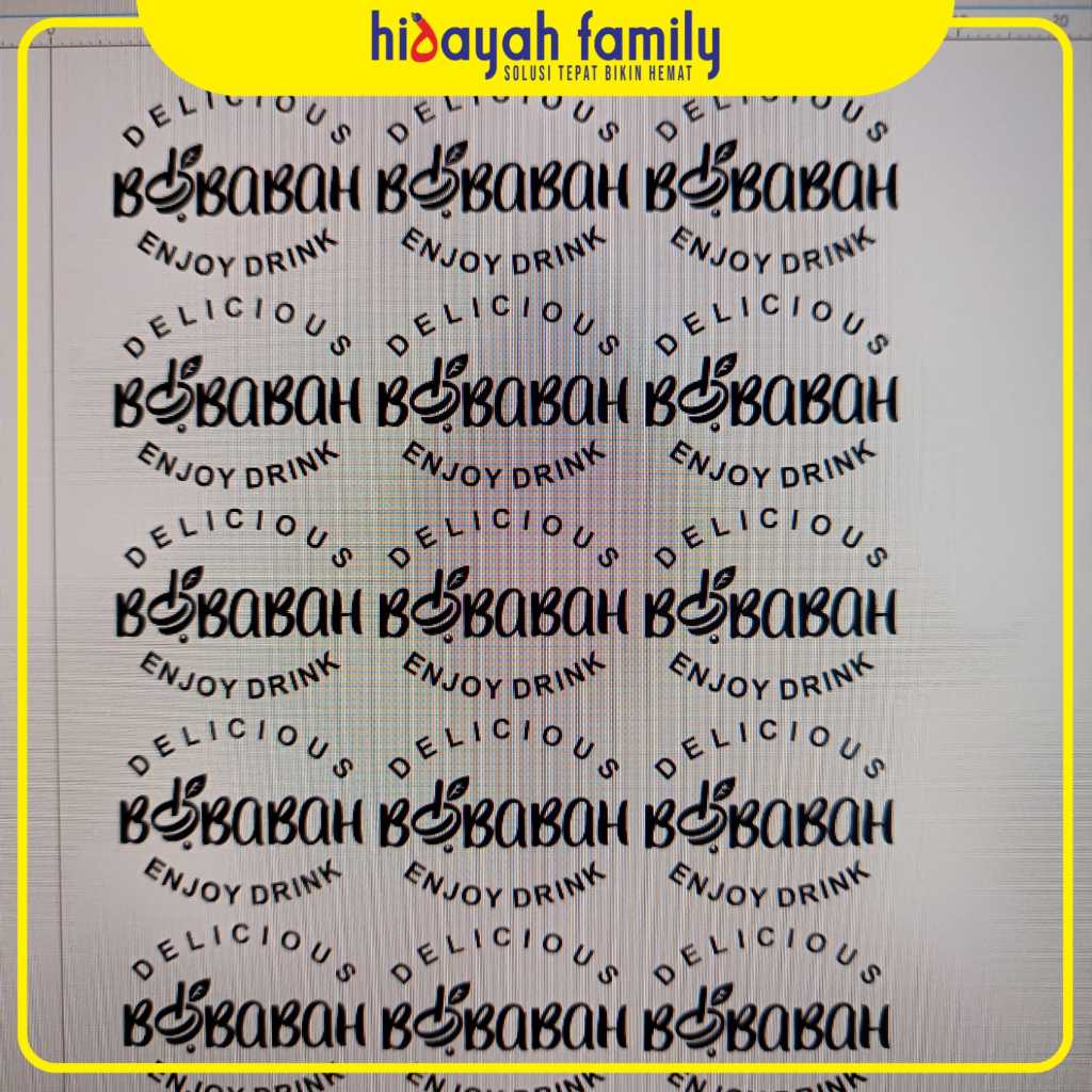 

Cetak Stiker Transparan Inkjet Hitam Putih