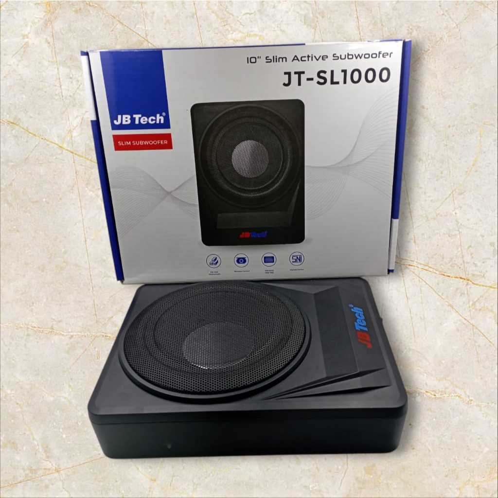 Bass Kolong Subwoofer Kolong 10" JBTECH JT SL1000 Subwoofer Active Underseat JB TECH 10 inch