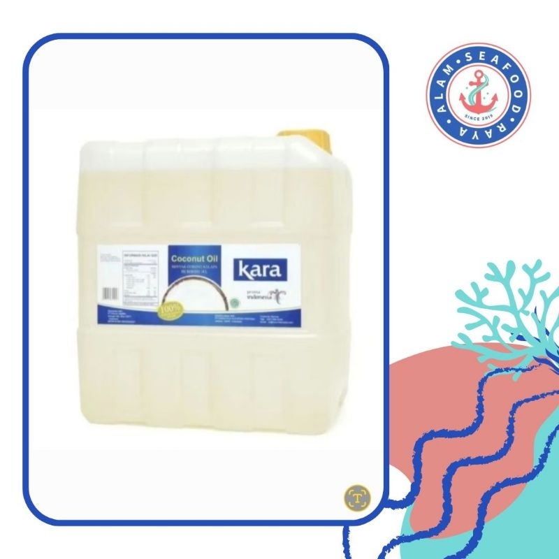 

Kara Minyak Kelapa 18 L / Kara Coconut Oil 100 % Murni Jerigen 18 Liter