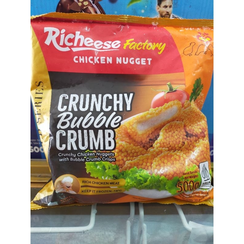 

RICHEES NUGGET CRISPY BUBBLE 500G