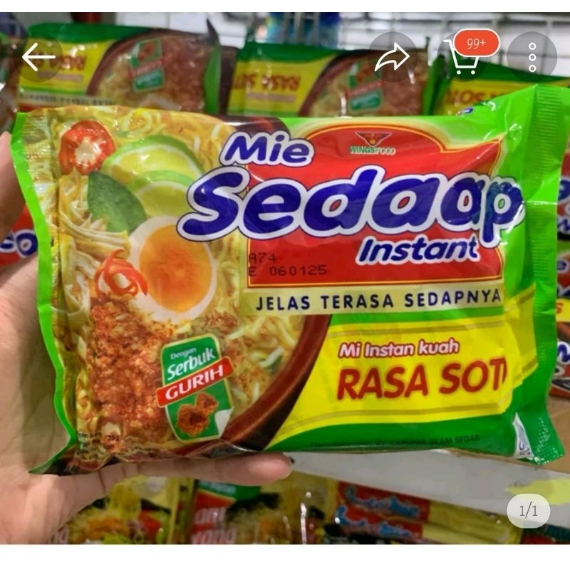 

mie sadap soto harga Rp 3000