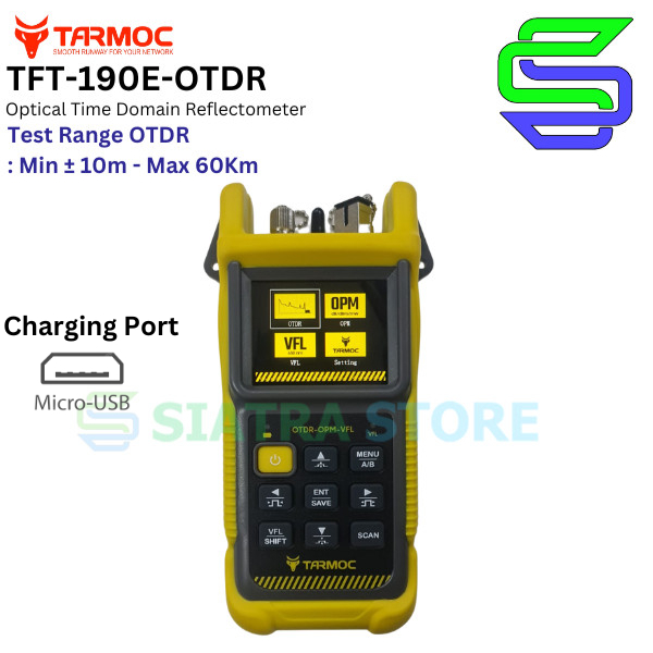 Tarmoc TFT-190E-OTDR | OTDR 1550nm ,OPM,VFL