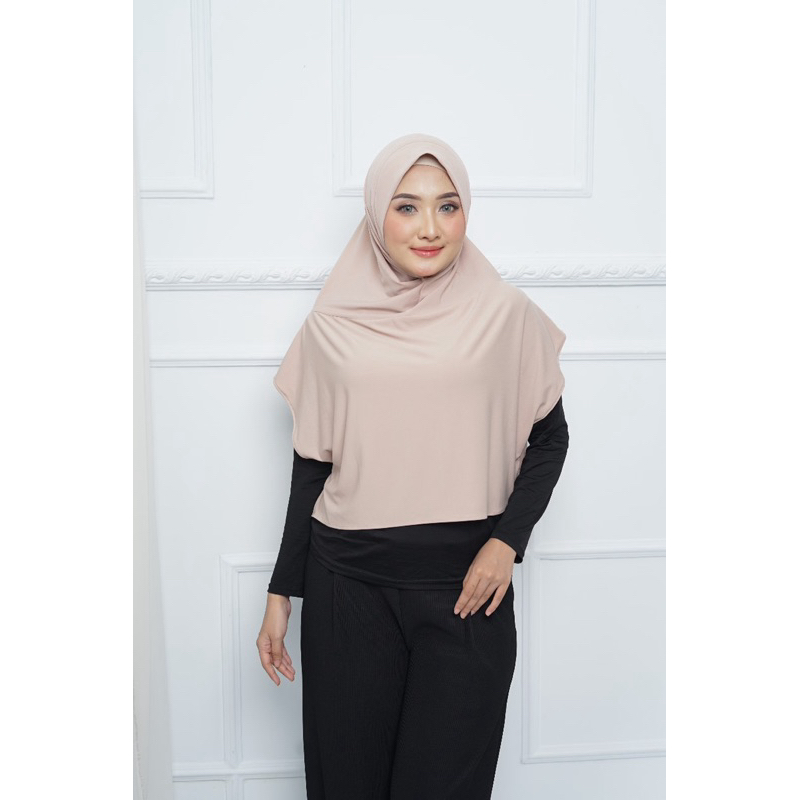 JILBAB SPORT OLAHRAGA || HIJAB BERGO ROMPI JERSEY || BERGO INSTAN OLGA CROP