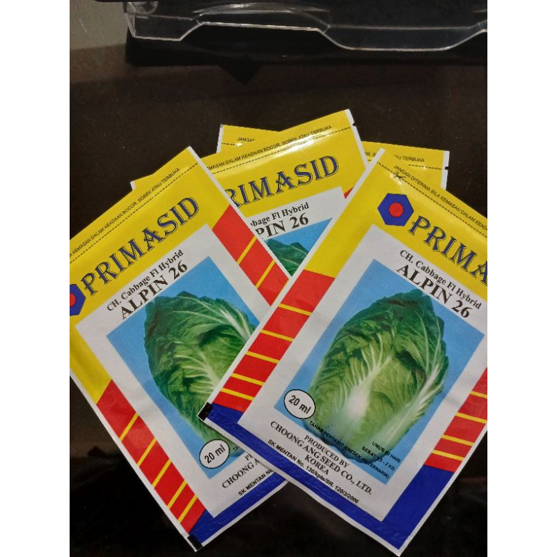 Benih Bibit Sawi Takis ALPIN 26 Hibrida PRIMASID 20ml.
