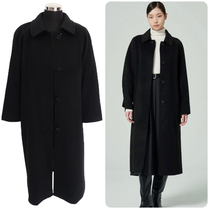 Women premium coat in black brand Mezzo forte