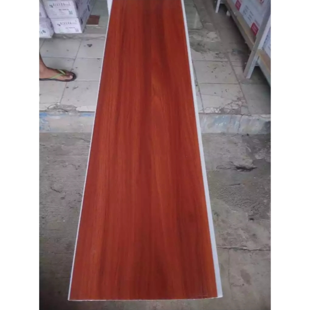 PLAFON PVC 8419 WARNA COKLAT KEMERAHAN ( PANJANG 3&4 METER ) 8419
