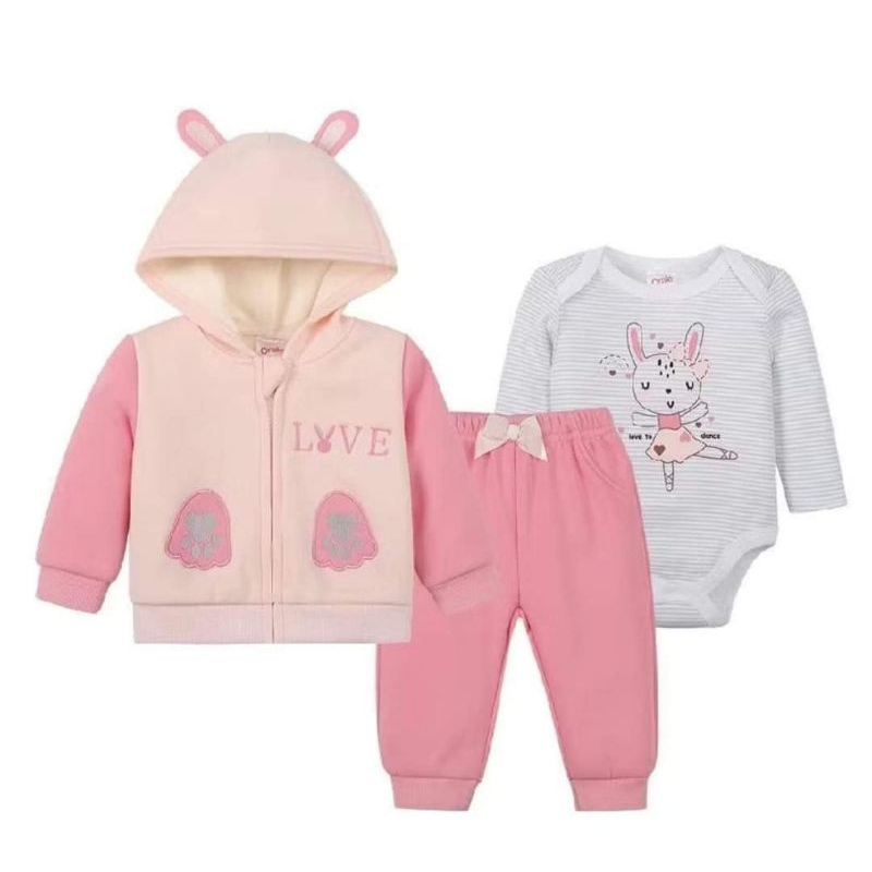 HOODIE IMPORT SET 3IN1 JUMPER BABY AND KIDS