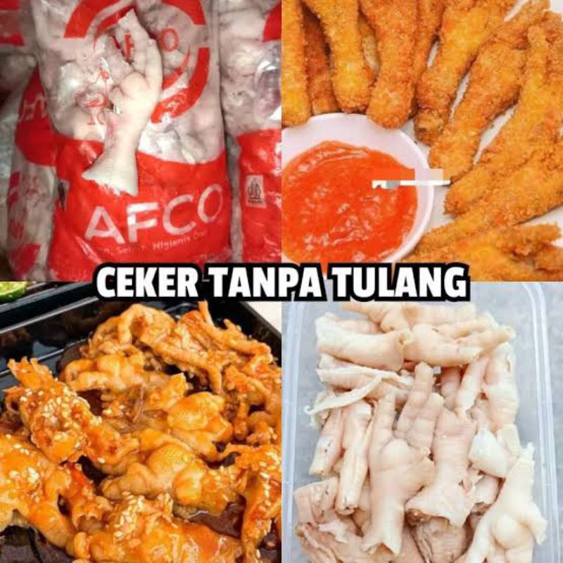 

Afco ceker ayam boneless/tanpa tulang 500gr