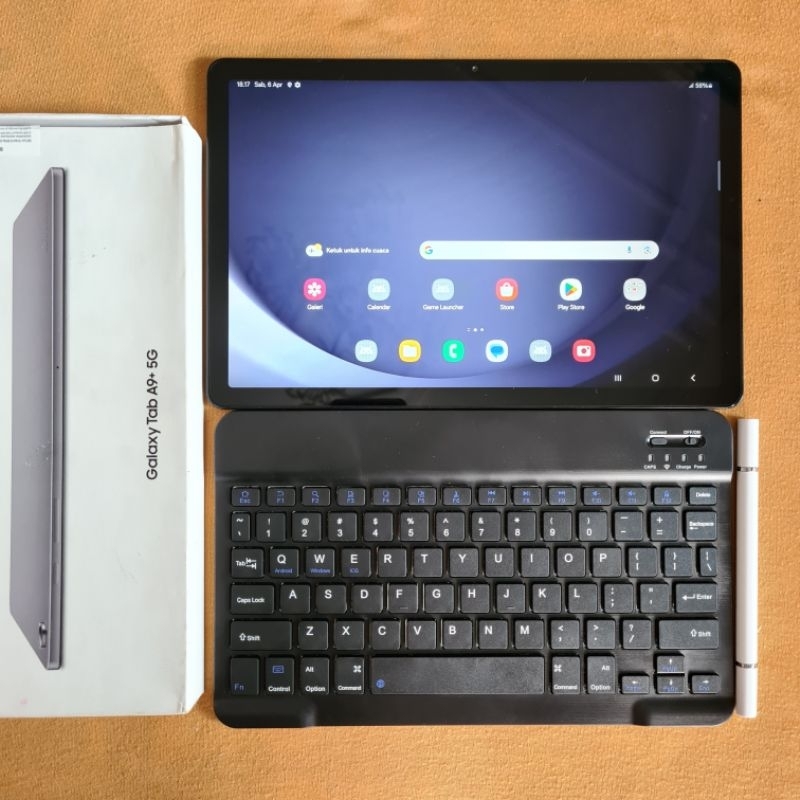 Samsung Tab A9 plus A9+ 5G 8/128 SM-X216B second mulus dan lengkap