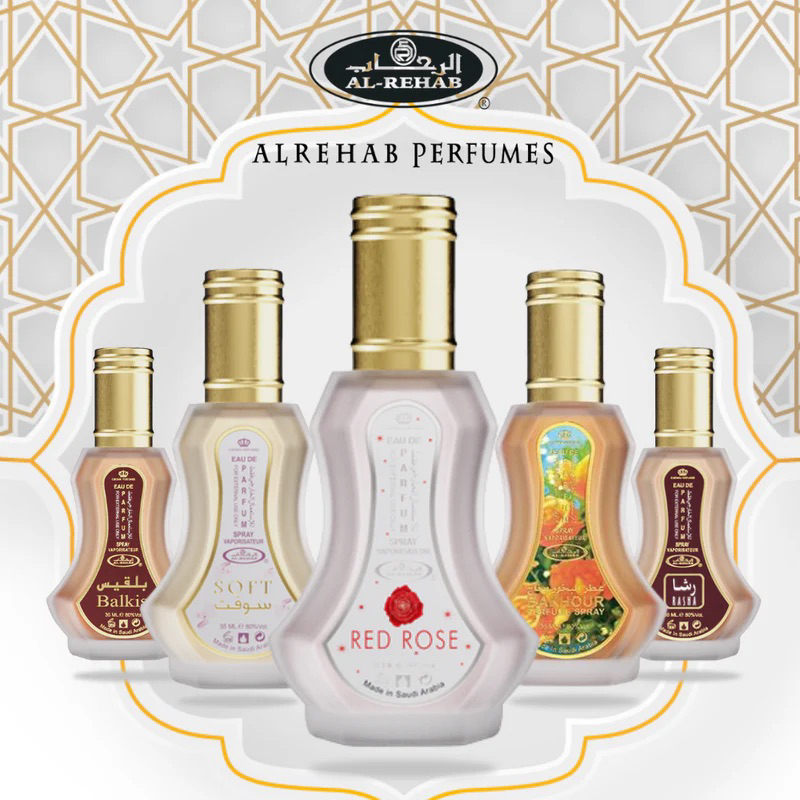 Parfum Arab Al Rehab 35ml & 50ml Spray Original Arab Saudi