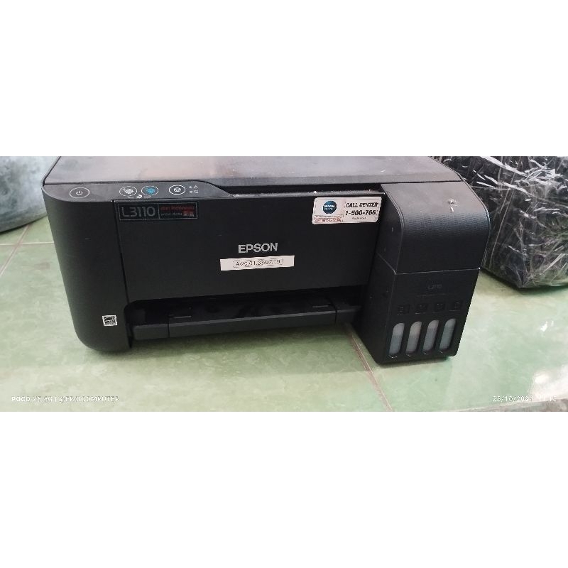 Epson L3110, minus blinking Paperjam & minus head cartridge.