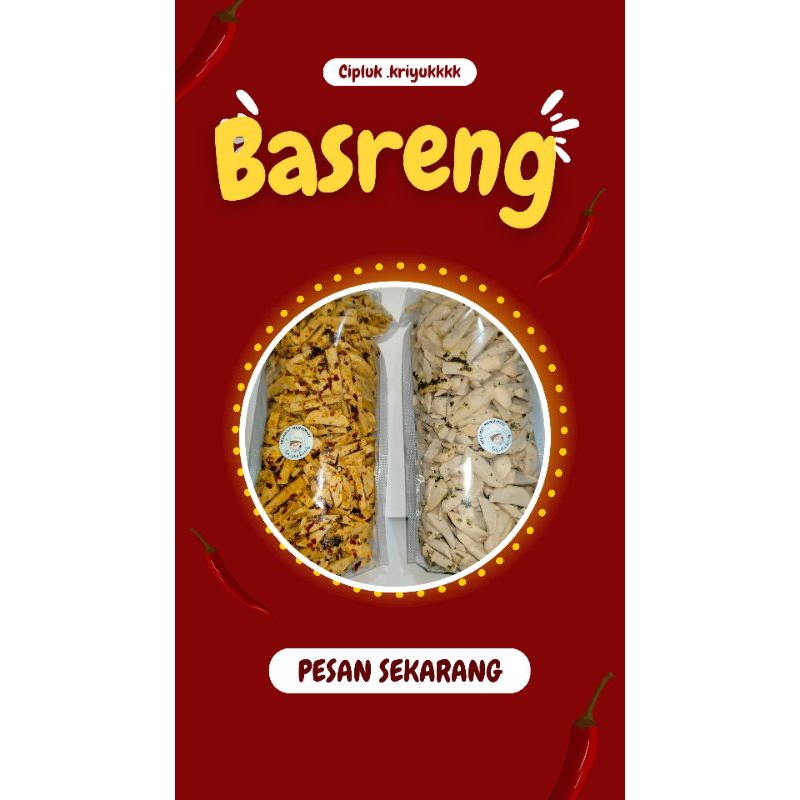 

Basreng Pedas Chilli Oil Daun Jeruk Original Daun Jeruk Kemasan Pouch 500gr Basreng Daun Jeruk