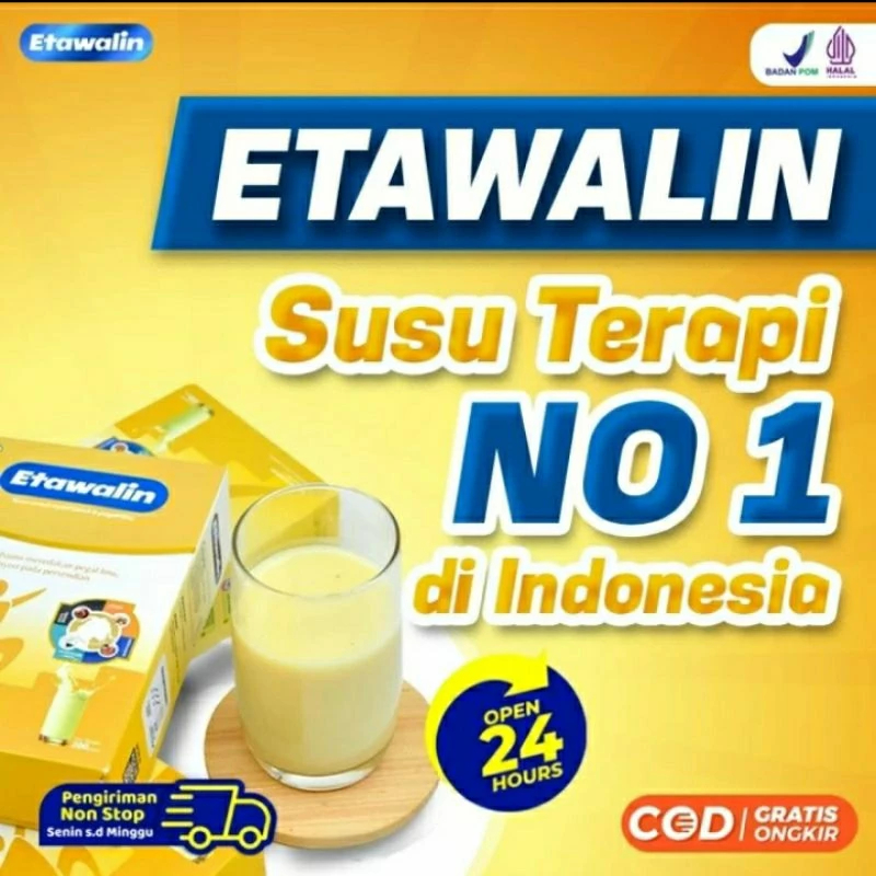 

1 BOX Etawalin - Susu Etawa Premium Cegah Pengapuran Tulang, Nyeri Sendi dan Rematik 100% Original