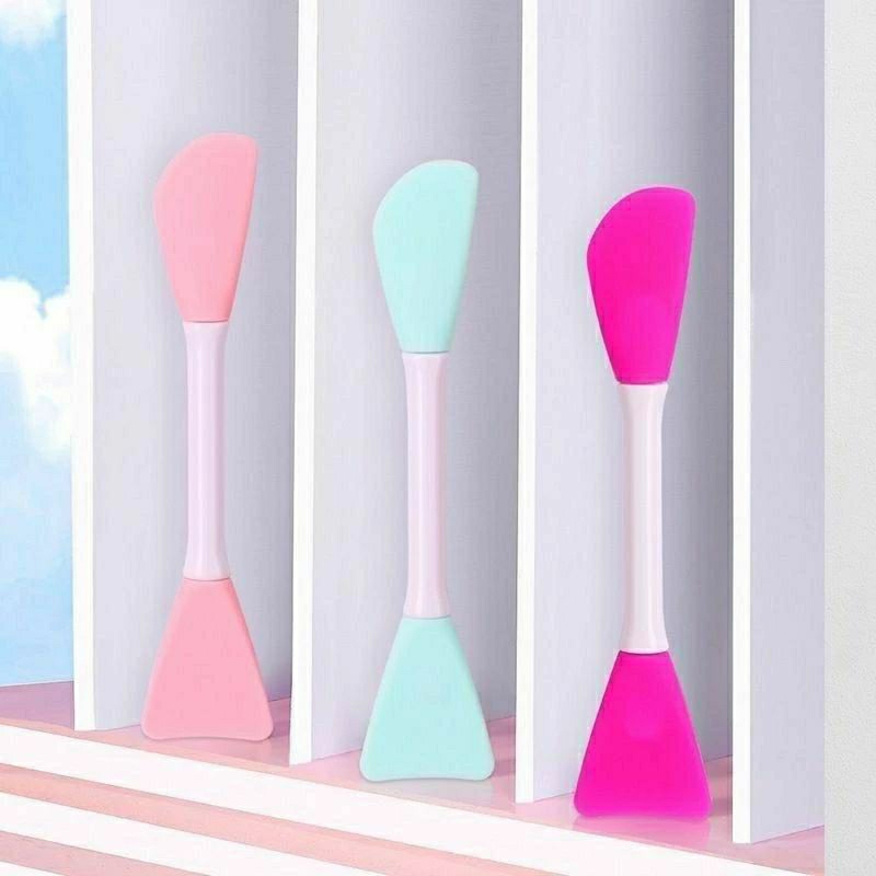 (bukan grosir) [Aesthetic by fss.id] kuas masker silikon 2 in 1