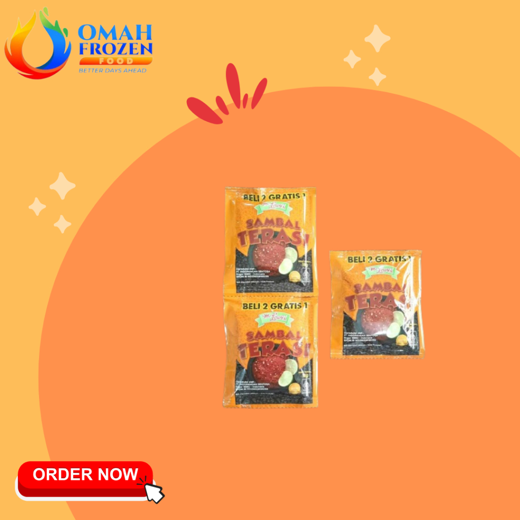 

Mclewis Sambal Terasi Sachet Beli 2 Gratis 1