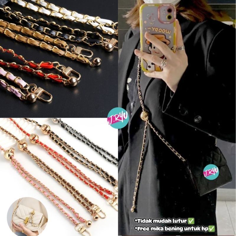 JRYU Tali gantungan RANTAI Panjang import / Tali Gantungan HP / Tali Gantunga tas / sling case