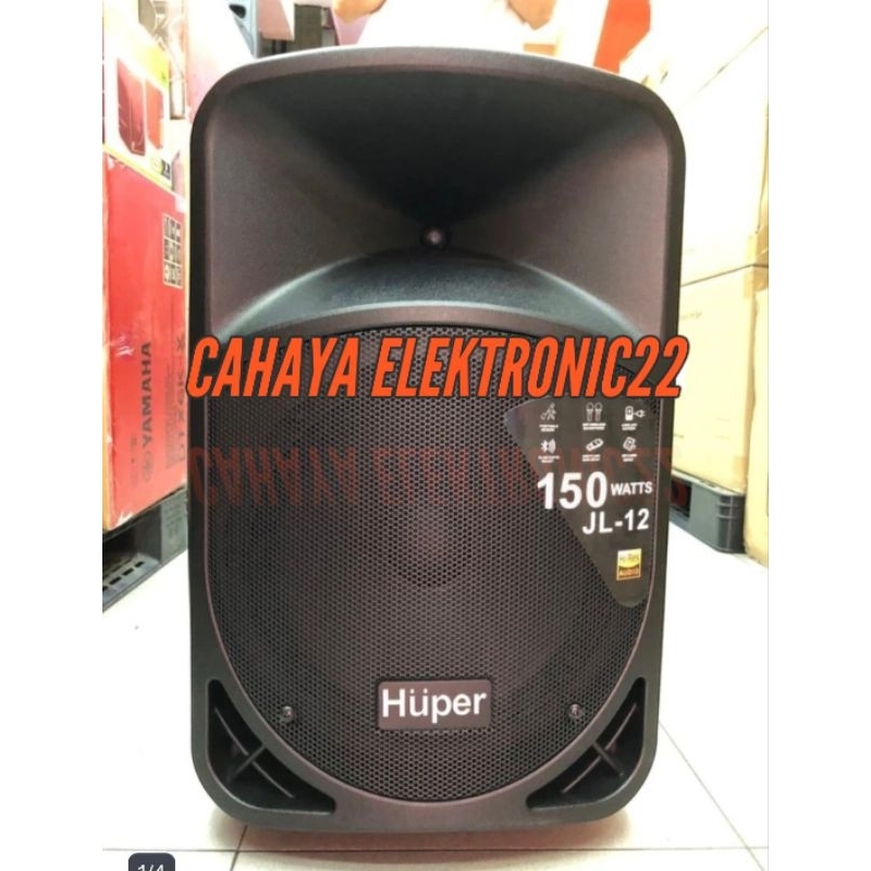 Speaker Portable Meeting 12" Inch Huper Jl 12 / Jl12 USB BLUETOOTH-Huper Jl12