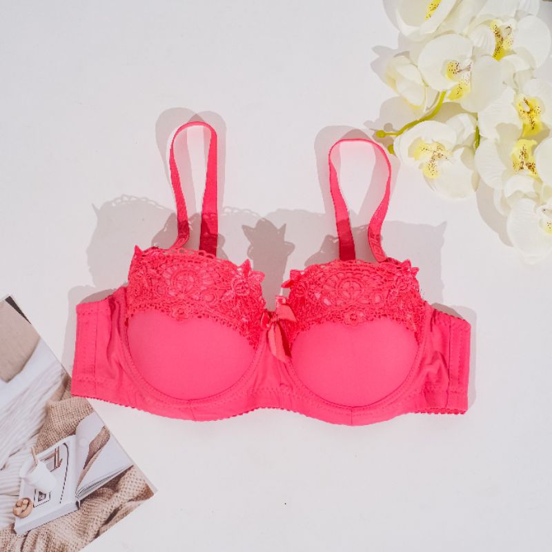 BRA|BH SIMIQIKAWAT PUSH UP BRAA MOTIF  BUNGA BORDIR CANTIK BAHAN LEMBUT