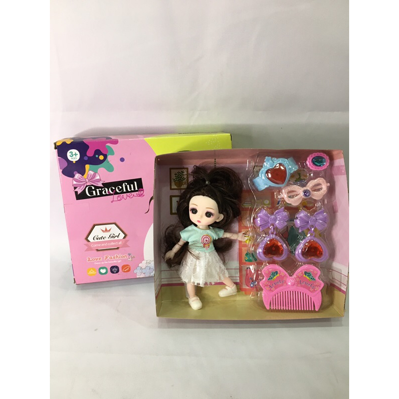 Mainan boneka cantik grateful love / cute girl doll / mainan barbie dapat ditekuk
