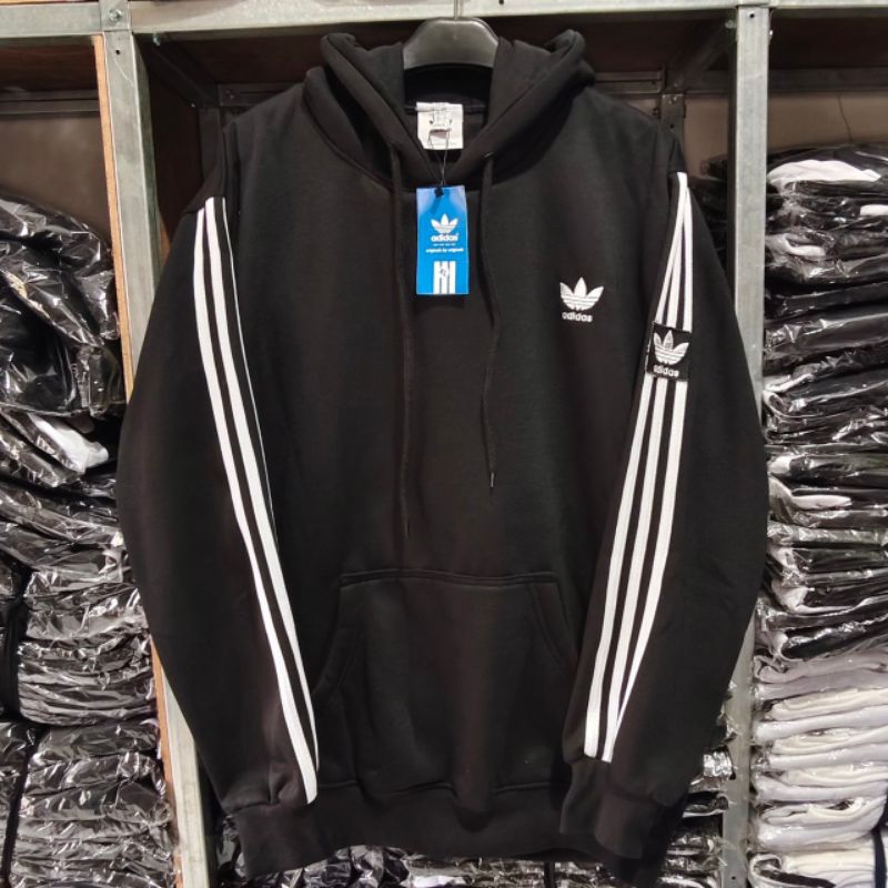 ASTROB.ID - Jaket Sweater Hoodie Adidas Basic Logo import Ori premium Full Tag label