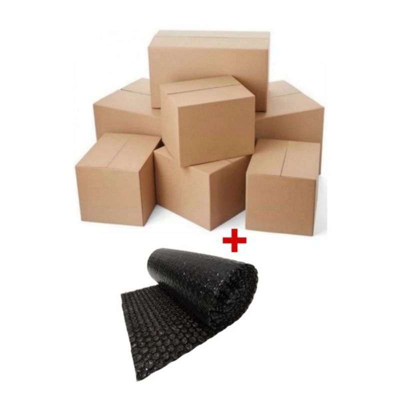 

Kardus Packing + Bubble Wrap