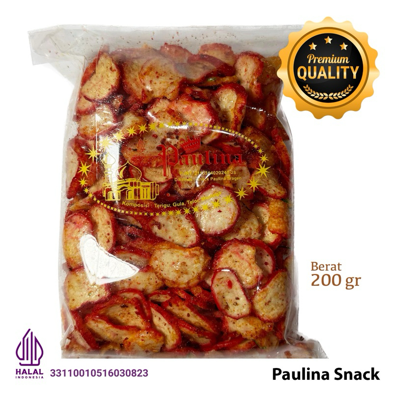 

Paulina Snack Kerupuk Seblak Pedas Bulat / Seblak Pedas