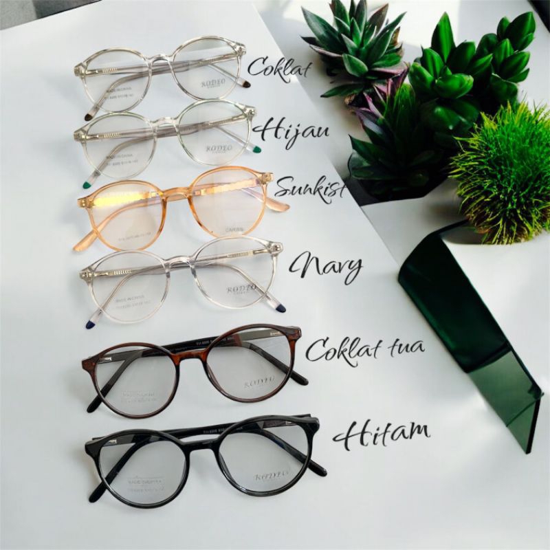 KACAMATA KOREAN OVAL ANTI RADIASI (-+)