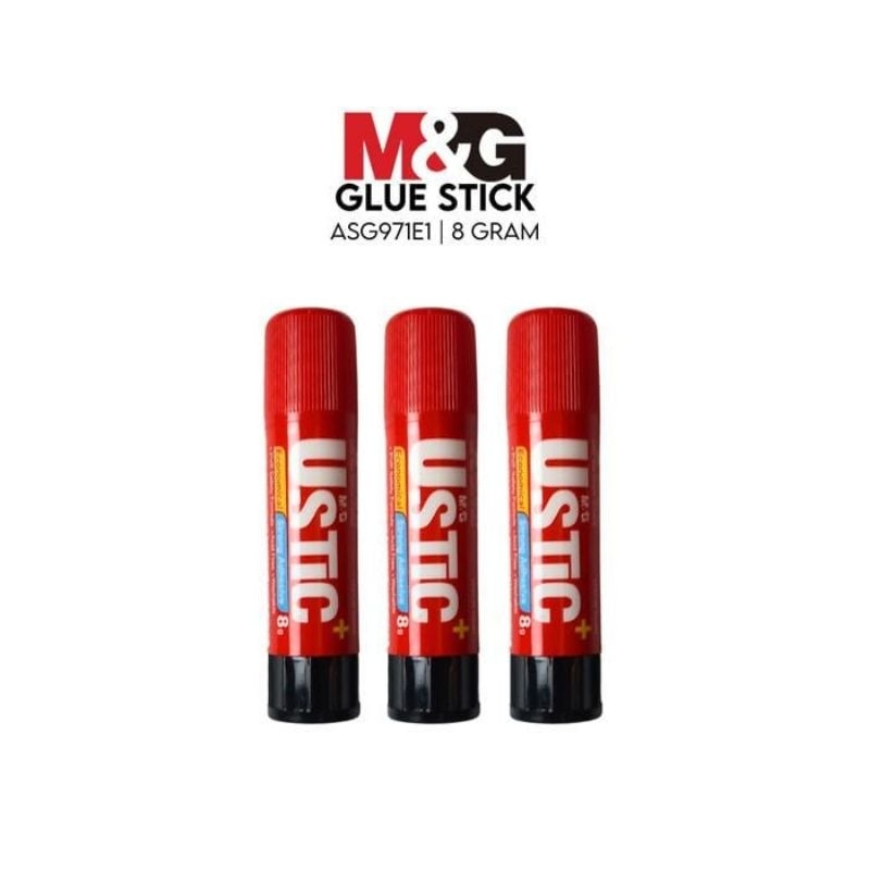 

GLUE STICK LEM KERTAS M&G ASG971E1 USTIC STRONG ADHESIVE PVA 8GR
