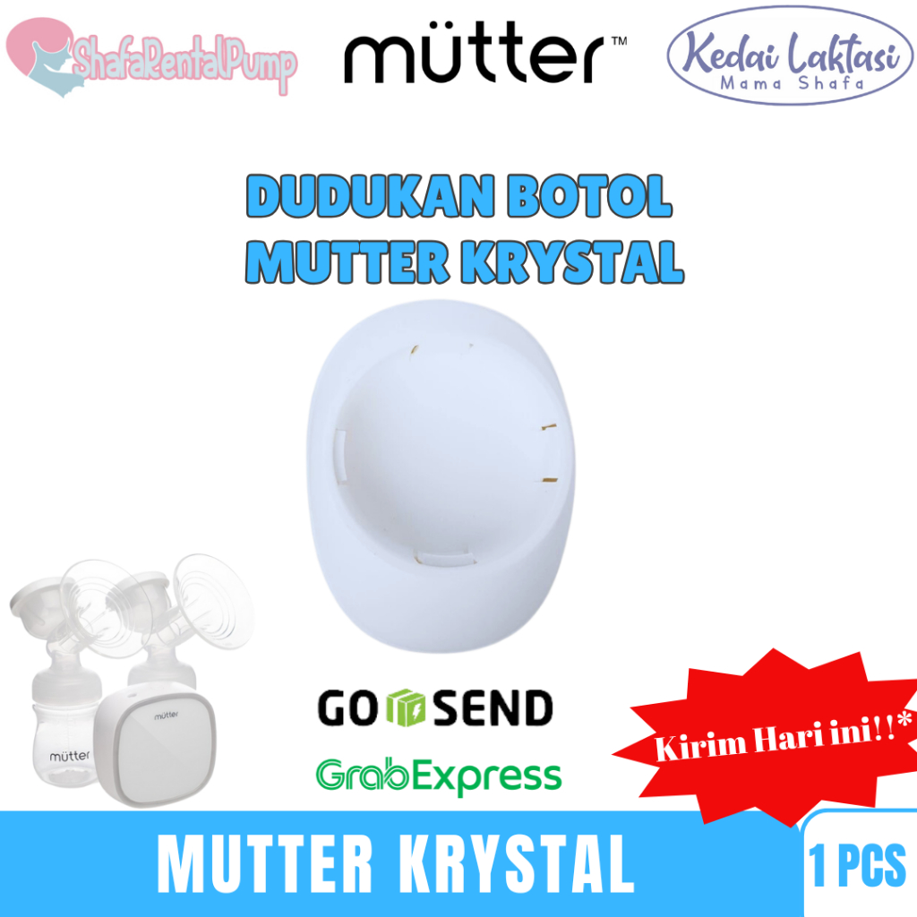 Dudukan Botol Mutter Krystal / Sparepart Mutter Krystal