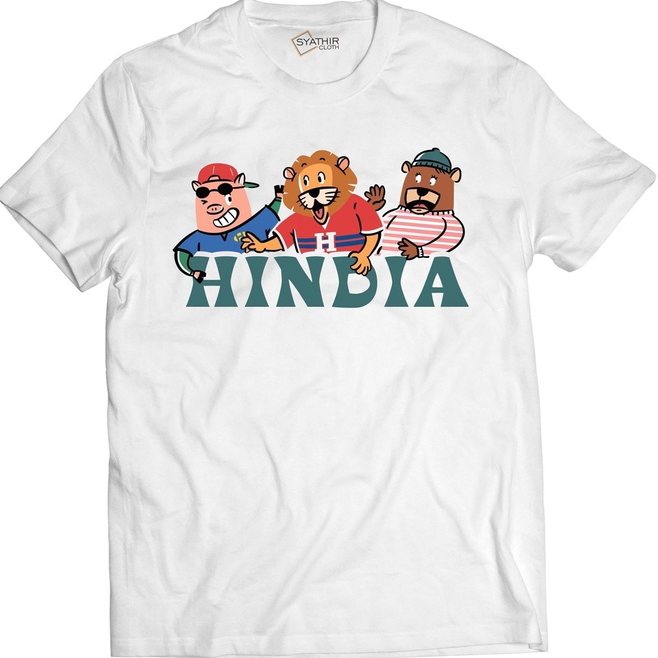 T-shirt Band Hindia | Mascott White