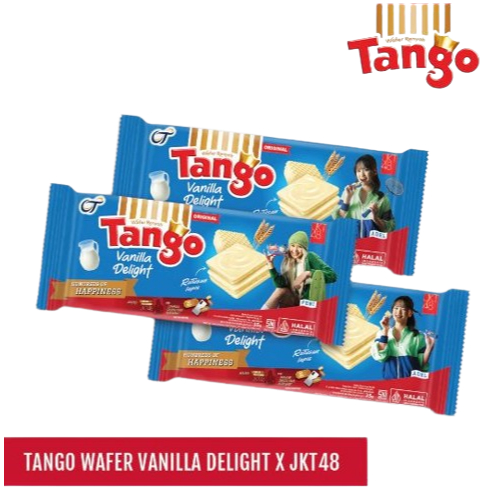 

Tango Wafer Vanilla Delight 35GR EXCLUSIVE JKT48 - [Isi 10 Pcs]