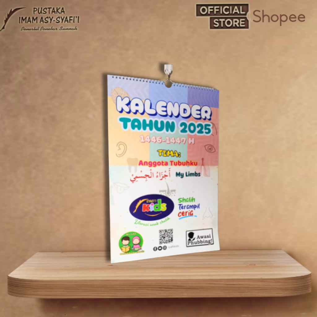 

Kalender Edukasi Anak Sholeh 2025 - Pustaka Imam Syafii - Kalender Dinding