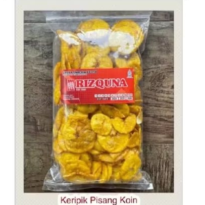 

Keripik Pisang coin Caramel Rizquna 250gr