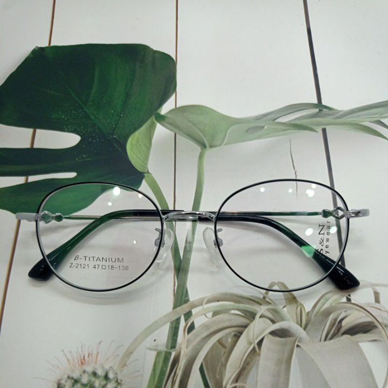 Frame Kacamata - S&N Kode X-2121 Titanium, Kaki Fleksibel