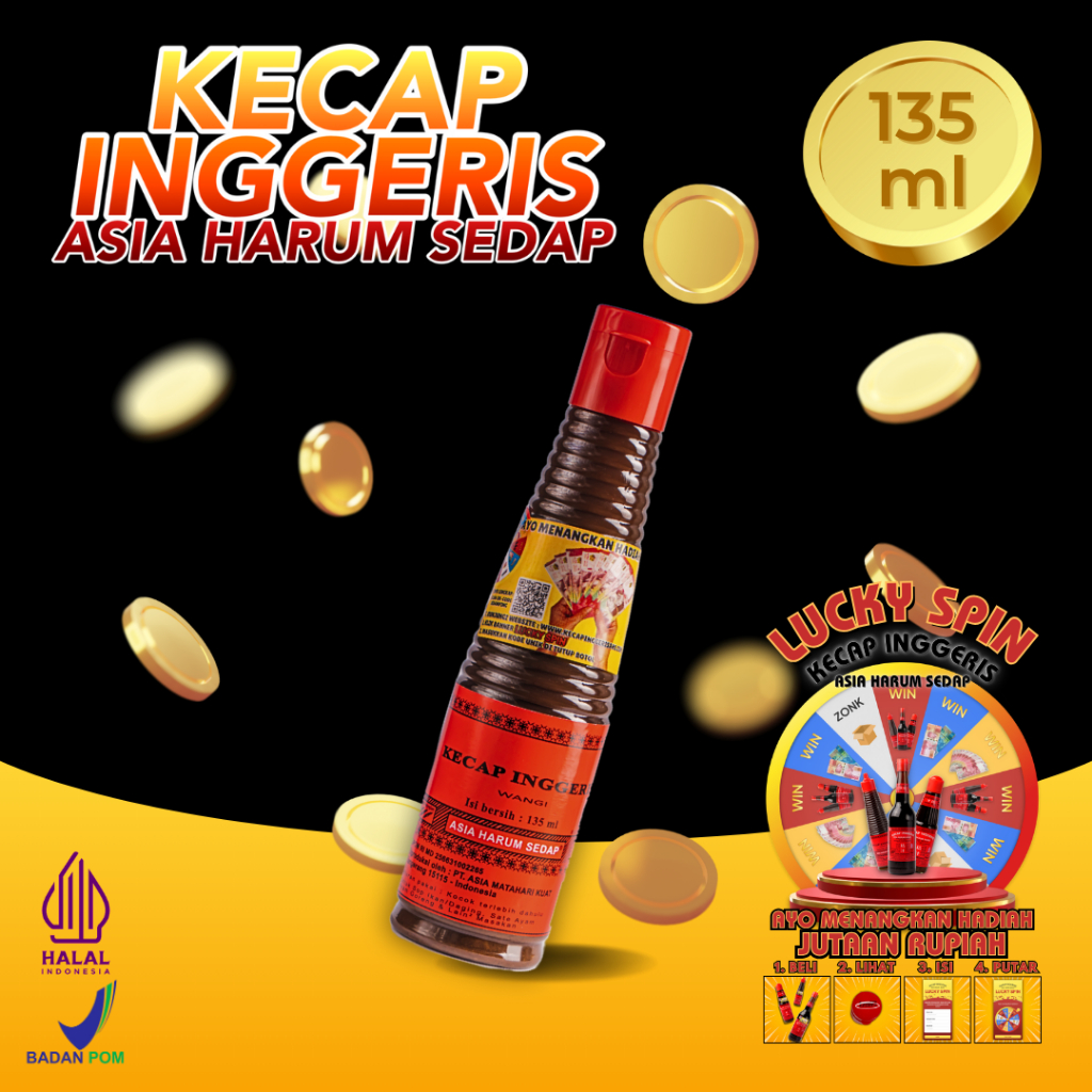 

Kecap Inggris Asia Harum Sedap ( 135 ML )