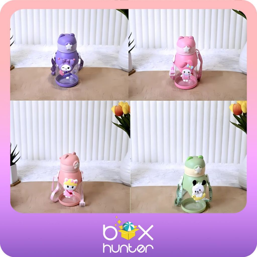 CUTE DOLL BOTTLE || BOTOL DENGAN KARAKTER KUROMI
