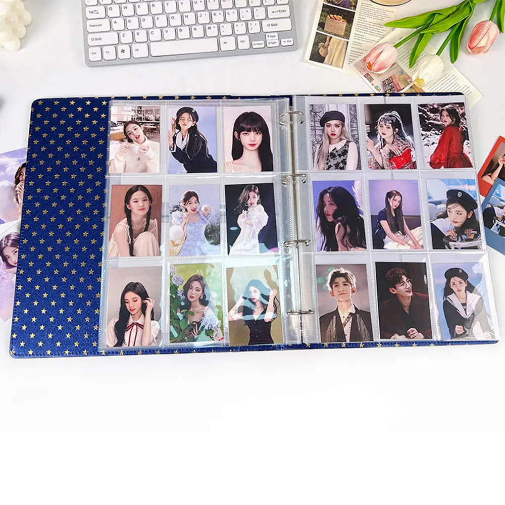 

10pcs 9 Pockets Album Inside Pages A4 Binder Sleeves Gaming Trading Card Inners Pages No PVC Acid-free Sleeves