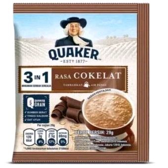 

Quaker/Quaker sachet rasa coklat 92g