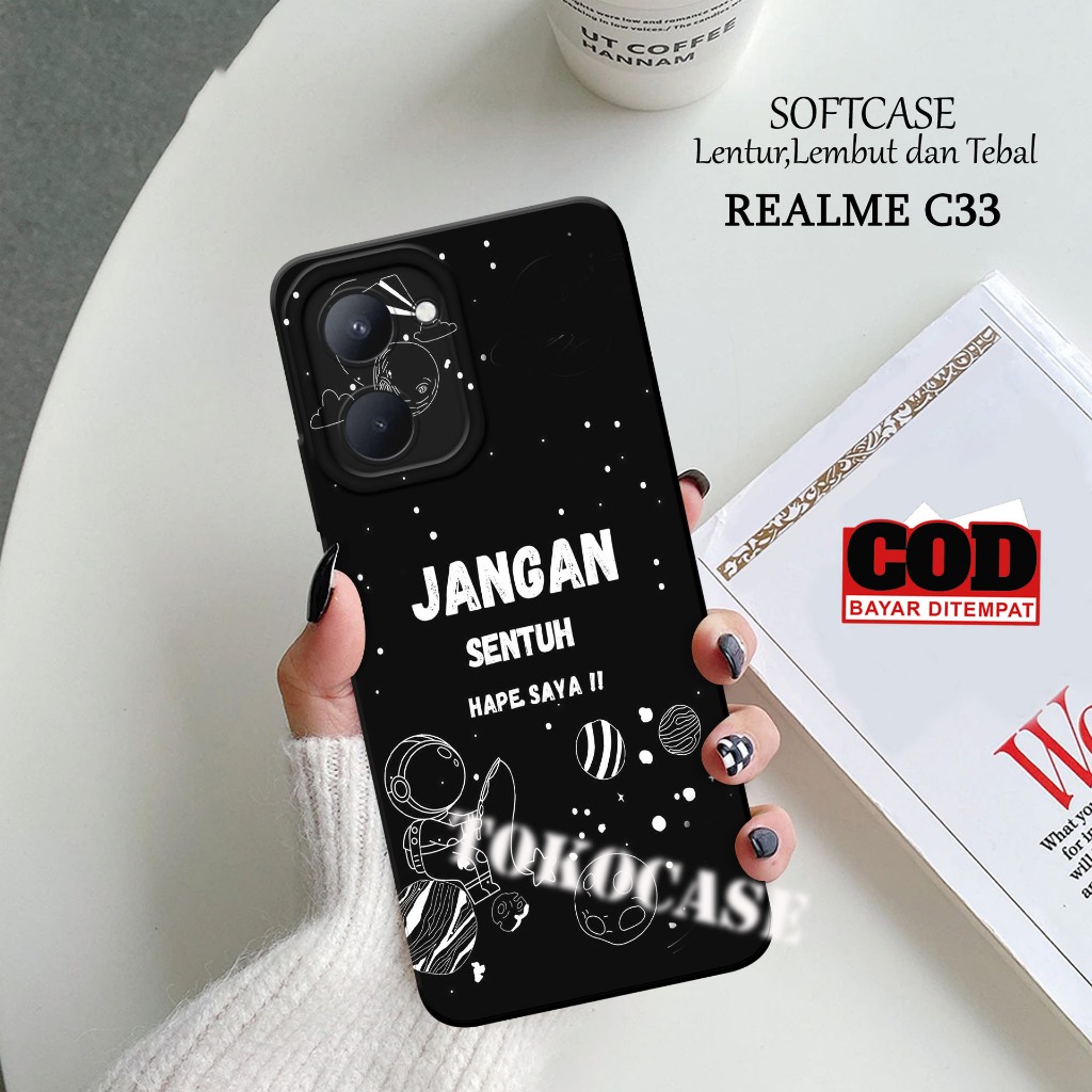 Case REALME C33 - Softcase REALME C33 - REALME C33 - Type lainya via chat - Karakter - Terbaru - Cas